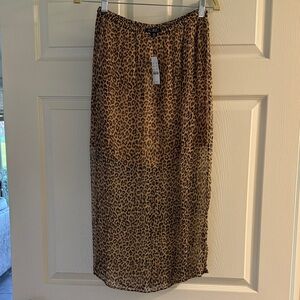 J. Crew Animal Print Maxi Skirt